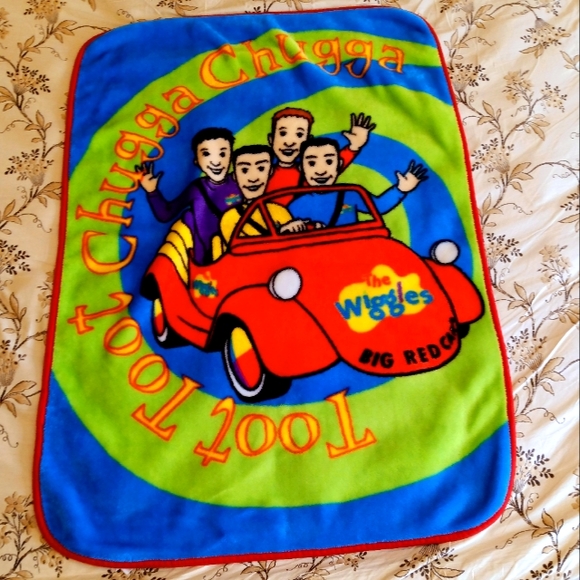 The Wiggles Bedding Vintage Y2k Og Wiggles Big Red Car Cozy Pile